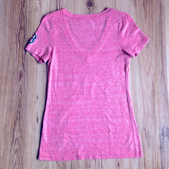 Boston Red Sox Baseball T Shirt Pink XS Women’s - Picture 2 of 15